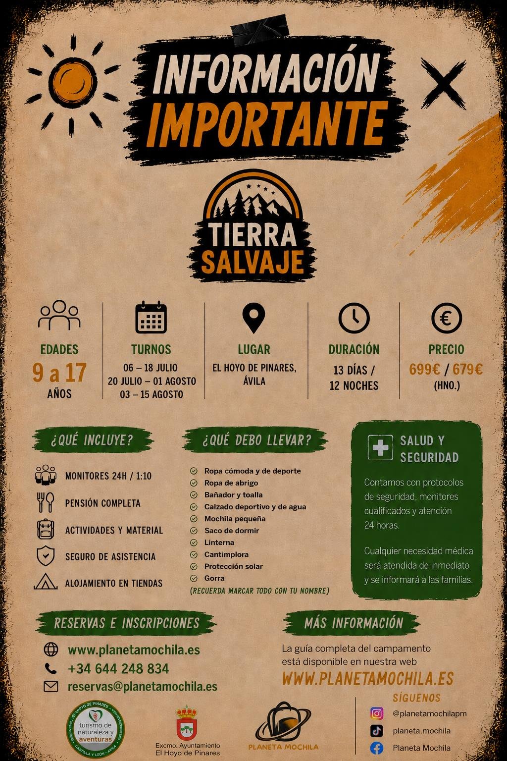 Cartel Tierra Salvaje Verano 2026